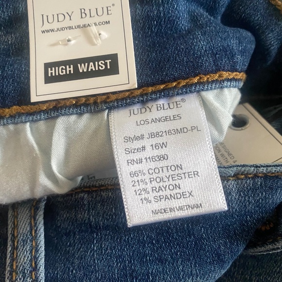Judy Blue Women's Flare Jeans - Blue - Picture 7 of 9